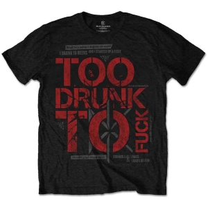 Dead Kennedys - Too Drunk Uni Bl in the group MERCHANDISE / T-shirt / Punk at Bengans Skivbutik AB (5544833r)