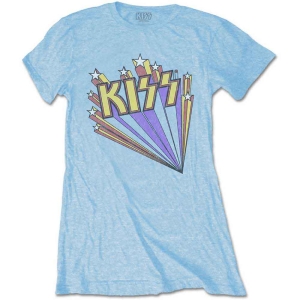 Kiss - Stars Lady Blue  in the group MERCHANDISE / T-shirt / Hårdrock at Bengans Skivbutik AB (5544853r)