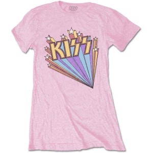 Kiss - Stars Lady Pink  in the group MERCHANDISE / T-shirt / Hårdrock at Bengans Skivbutik AB (5544854r)