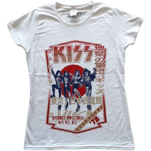 Kiss - Destroyer Tour '78 Lady Wht in the group MERCHANDISE / T-shirt / Hårdrock at Bengans Skivbutik AB (5544862r)