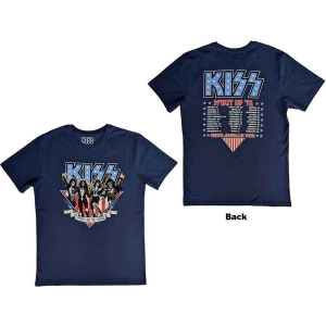 Kiss - Americana Uni Denim in the group MERCHANDISE / T-shirt / Heavy Metal at Bengans Skivbutik AB (5544886r)
