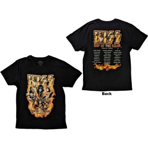 Kiss - End Of The Road Tour Orange Uni Bl  in the group MERCHANDISE / T-shirt / Hårdrock at Bengans Skivbutik AB (5544895r)