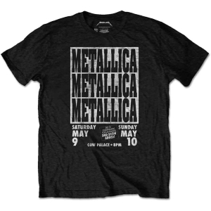 Metallica - Cow Palace Uni Bl Eco  in the group MERCHANDISE / T-shirt / Hårdrock at Bengans Skivbutik AB (5544900r)