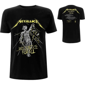 Metallica - And Justice For All Tracks Uni Bl in the group MERCHANDISE / T-shirt / Heavy Metal at Bengans Skivbutik AB (5544907r)