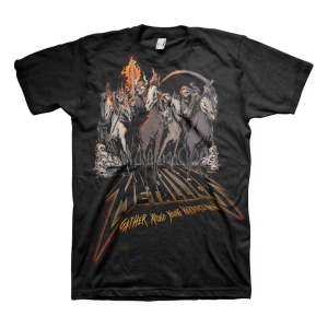 Metallica - 40Th Anniversary Horsemen Uni Bl in the group MERCHANDISE / T-shirt / Heavy Metal at Bengans Skivbutik AB (5544925r)