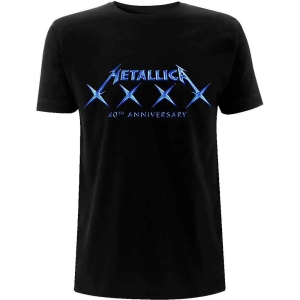 Metallica - 40 Xxxx Uni Bl in the group MERCHANDISE / T-shirt / Heavy Metal at Bengans Skivbutik AB (5544929r)