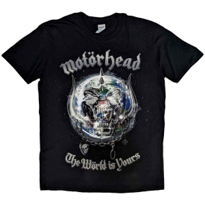 Motorhead - The World Is Yours Album Uni Bl in the group MERCHANDISE / T-shirt / Heavy Metal at Bengans Skivbutik AB (5544947r)