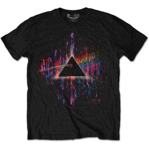 Pink Floyd - Dsotm Pink Splatter Uni Bl in the group MERCHANDISE / T-shirt / Pop-Rock at Bengans Skivbutik AB (5545031)