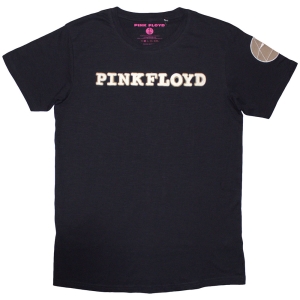 Pink Floyd - Logo & Prism App Slub Uni Navy in the group MERCHANDISE / T-shirt / Pop-Rock at Bengans Skivbutik AB (5545561r)