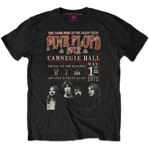 Pink Floyd - Carnegie '72 Uni Bl Eco in the group MERCHANDISE / T-shirt / Pop-Rock at Bengans Skivbutik AB (5545566r)