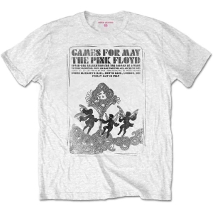 Pink Floyd - Games For May B&W Uni Wht in the group MERCHANDISE / T-shirt / Pop-Rock at Bengans Skivbutik AB (5545599r)