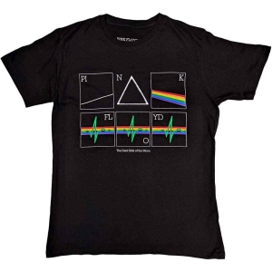 Pink Floyd - Prism Heart Beat Uni Bl  in the group MERCHANDISE / T-shirt / Pop-Rock at Bengans Skivbutik AB (5545624r)