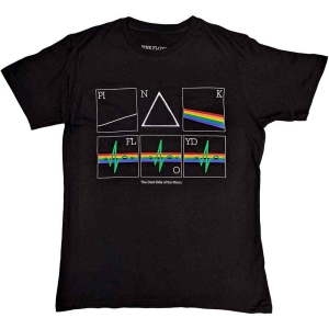Pink Floyd - Prism Heart Beat Uni Bl in the group MERCHANDISE / T-shirt / Pop-Rock at Bengans Skivbutik AB (5545624r)