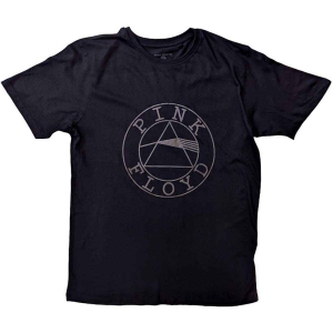 Pink Floyd - Circle Logo Hi-Build Uni Bl in the group MERCHANDISE / T-shirt / Pop-Rock at Bengans Skivbutik AB (5545626r)