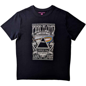 Pink Floyd - Carnegie Hall Poster Uni Bl  in the group MERCHANDISE / T-shirt / Pop-Rock at Bengans Skivbutik AB (5545648r)