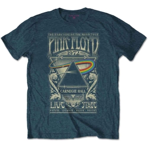 Pink Floyd - Carnegie Hall Poster Uni Denim in the group MERCHANDISE / T-shirt / Pop-Rock at Bengans Skivbutik AB (5545650r)
