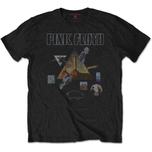 Pink Floyd - Montage Uni Bl  in the group MERCHANDISE / T-shirt / Pop-Rock at Bengans Skivbutik AB (5545654r)