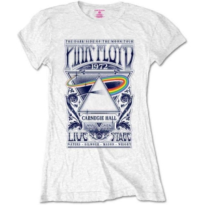Pink Floyd - Packaged Carnegie Hall Poster Lady Wht  in the group MERCHANDISE / T-shirt / Pop-Rock at Bengans Skivbutik AB (5545657r)