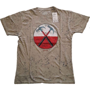 Pink Floyd - The Wall Hammers Snow Wash Uni Sand  in the group MERCHANDISE / T-shirt / Pop-Rock at Bengans Skivbutik AB (5545666r)