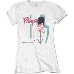 Prince - Take Me With U Lady Wht  in the group MERCHANDISE / T-shirt / Pop-Rock at Bengans Skivbutik AB (5545847r)
