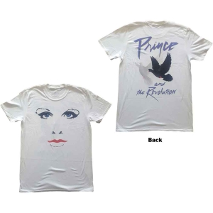 Prince - Faces & Doves Uni Wht in the group MERCHANDISE / T-shirt / Pop-Rock at Bengans Skivbutik AB (5545864r)