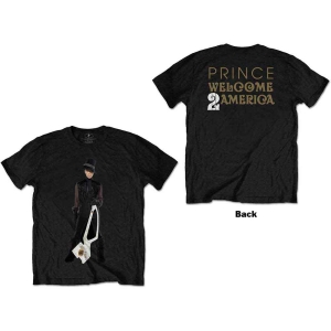 Prince - W2a White Guitar Uni Bl in the group MERCHANDISE / T-shirt / Pop-Rock at Bengans Skivbutik AB (5545874r)
