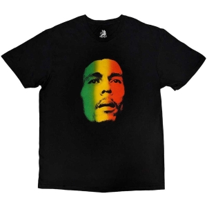 Bob Marley - Face Uni Bl  in the group MERCHANDISE / T-shirt / Reggae at Bengans Skivbutik AB (5546029r)