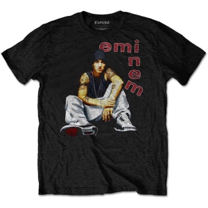 Eminem - Letters Uni Bl in the group MERCHANDISE / T-shirt / Hip Hop-Rap at Bengans Skivbutik AB (5546051r)