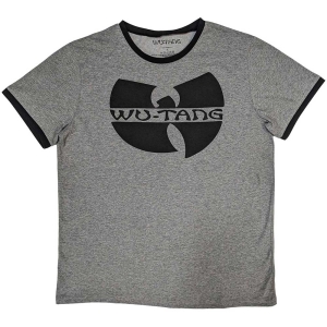 Wu-Tang Clan - Logo Ringer Uni Grey in the group MERCHANDISE / T-shirt / Hip Hop-Rap at Bengans Skivbutik AB (5546187r)