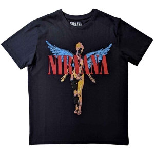 Nirvana - Angelic Uni Bl T-Shirt in the group MERCHANDISE / T-shirt / Pop-Rock at Bengans Skivbutik AB (5546457r)