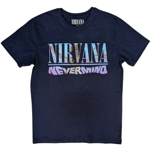 Nirvana - Nevermind Uni Navy in the group MERCHANDISE / T-shirt / Pop-Rock at Bengans Skivbutik AB (5546474r)