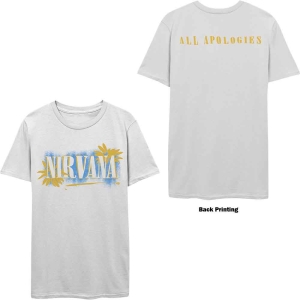 Nirvana - All Apologies Uni Wht  in the group MERCHANDISE / T-shirt / Pop-Rock at Bengans Skivbutik AB (5546489r)
