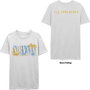 Nirvana - All Apologies Uni Wht in the group MERCHANDISE / T-shirt / Pop-Rock at Bengans Skivbutik AB (5546489r)