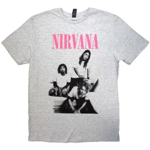 Nirvana - Bathroom Photo Uni Grey in the group MERCHANDISE / T-shirt / Pop-Rock at Bengans Skivbutik AB (5546490r)