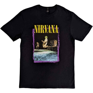 Nirvana - Stage Jump Uni Bl in the group MERCHANDISE / T-shirt / Pop-Rock at Bengans Skivbutik AB (5546491r)