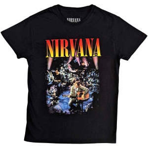 Nirvana - Unplugged Photo Uni Bl  in the group MERCHANDISE / T-shirt / Pop-Rock at Bengans Skivbutik AB (5546494r)