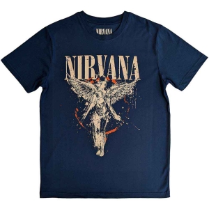 Nirvana - In Utero Uni Blue  in the group MERCHANDISE / T-shirt / Pop-Rock at Bengans Skivbutik AB (5546495r)