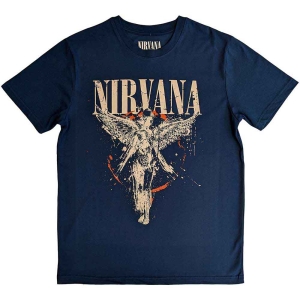 Nirvana - In Utero Uni Blue in the group MERCHANDISE / T-shirt / Pop-Rock at Bengans Skivbutik AB (5546495r)