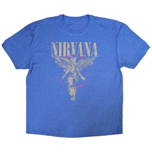 Nirvana - In Utero Uni Lht Blue in the group MERCHANDISE / T-shirt / Pop-Rock at Bengans Skivbutik AB (5546496r)