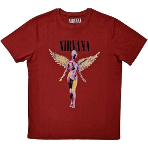 Nirvana - In Utero Uni Red in the group MERCHANDISE / T-shirt / Pop-Rock at Bengans Skivbutik AB (5546497r)