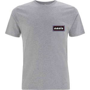 Oasis - Lines Uni Grey  in the group MERCHANDISE / T-shirt / Pop-Rock at Bengans Skivbutik AB (5546500r)