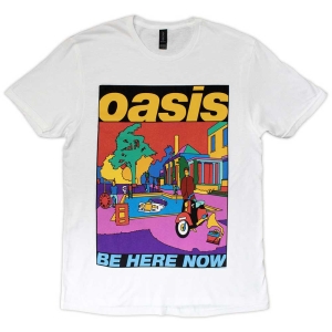Oasis - Be Here Now Illustration Uni Wht in the group MERCHANDISE / T-shirt / Pop-Rock at Bengans Skivbutik AB (5546504r)