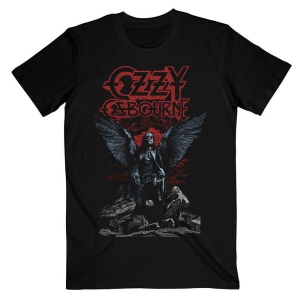 Ozzy Osbourne - Angel Wings Uni Bl T-Shirt in the group MERCHANDISE / T-shirt / Heavy Metal at Bengans Skivbutik AB (5546622r)