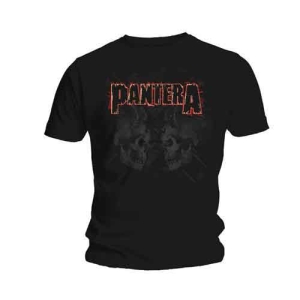 Pantera - Watermarked Skulls Uni Bl  in the group MERCHANDISE / T-shirt / Hårdrock at Bengans Skivbutik AB (5546639r)