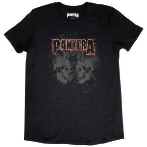 Pantera - Watermarked Skulls Uni Bl in the group MERCHANDISE / T-shirt / Heavy Metal at Bengans Skivbutik AB (5546639r)