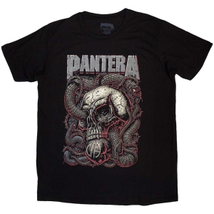 Pantera - Serpent Skull Uni Bl in the group MERCHANDISE / T-shirt / Heavy Metal at Bengans Skivbutik AB (5546641r)