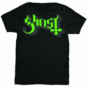 Ghost - Green/Grey Keyline Logo Uni Bl in the group MERCHANDISE / T-shirt / Hårdrock at Bengans Skivbutik AB (5546662)