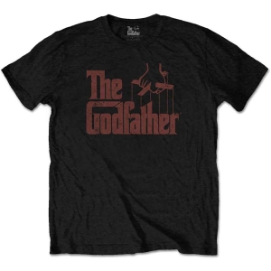 The Godfather - Logo Brown Uni Bl in the group MERCHANDISE / T-shirt / Film-Musikal at Bengans Skivbutik AB (5547071)