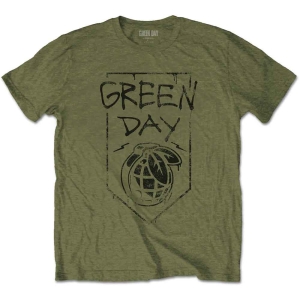 Green Day - Organic Grenade Uni Green in the group MERCHANDISE / T-shirt / Punk at Bengans Skivbutik AB (5547157r)