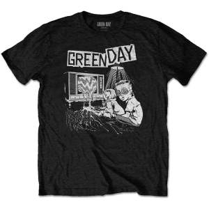 Green Day - Tv Wasteland Uni Bl in the group MERCHANDISE / T-shirt / Punk at Bengans Skivbutik AB (5547160r)